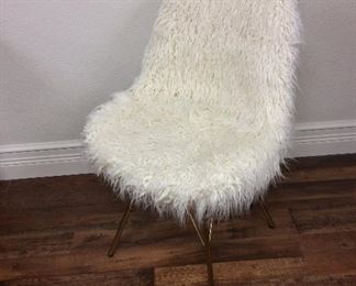 Shaggy Chair, 35" H. 