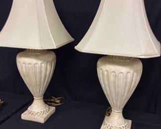 Lamps, 35" H. 