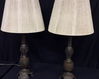 Table Lamps, 35" H.