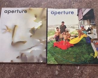 Back Issues of Aperature magazine, an international quarterly journal specializing in photography. 
