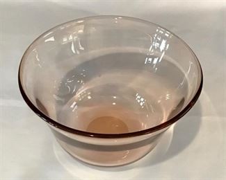Beautiful Amber tinted bowl