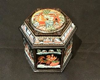 Russian Lacquer Art Box 