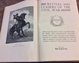 Battles and Leaders of the Civil War in 4 Volumes, Edited by Robert Underwood Johnson and Clarence Clough Buel, The Century Co., 1887.