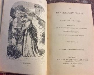 The Canterbury Tales by Geoffrey Chaucer, George Routledge and Sons, 1869.