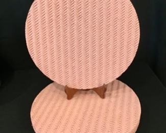 10 Pink Woven Placemats 15”