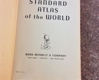 Rand McNally Standard Atlas of the World, Rand McNally & Company, 1950 Edition.