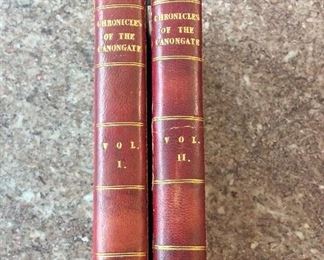 Chronicles of the Canongate in Two Volumes by the Author of "Waverly" Walter Scott, Cadell & Co., 1827.  
