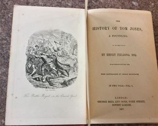 The History of Tom Jones, A Foundling by Henry Fielding with Illustrations by George Cruikshank, George Bell and Sons, 1887. 