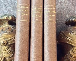 The Adventures of Philip on His Way Through The World, W. M. Thackeray, in Three Volumes, Smith, Elder  and Co., 1862.