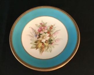 4 Antique Royal Worcester 4 Dinner Plates (1874-1856)