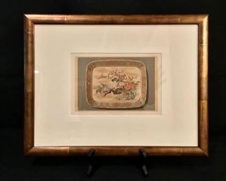 14”x18” Keramic Art of Japan Includes Paperwork Dedication to the Duke of Edinburgh 