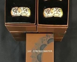 Set of 10 Jay Strongwater Elegant Napkin Holders