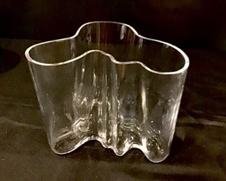 Clear Littala Alvar Glass Vase 