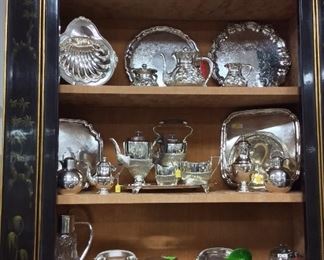 Beautiful Assortment of Silver and Silverplate.