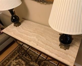 Lot #815 - (top view of console table)