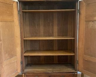 Lot #823 - (inside view of armoire)