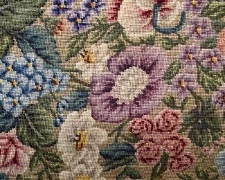 Lot #837 - (detail of needlepoint)