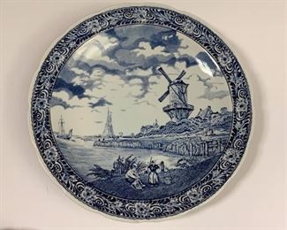Lot #882 -  $45 - Delft Charger (approx. 14-15" Dia)