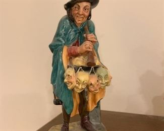 Lot #919 - $50 - Royal Doulton Figurine "The Mask Seller"