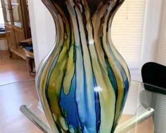 Art Glass Vase - NOT Available for Online Purchase.  You must purchase at the sale.