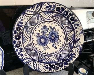 Blue & White Porcelain & Pottery (Plates, Platters, Bowls, Etc.) - NOT Available for Online Purchase.  You must purchase at the sale.