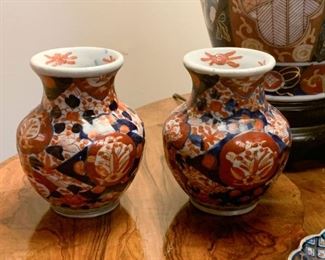 Small Hand Painted Pottery Vases - NOT Available for Online Purchase.  You must purchase at the sale.