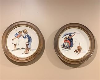 Norman Rockwell Collector Plates - NOT Available for Online Purchase.  You must purchase at the sale.