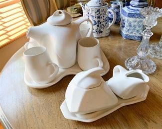 Art Pottery Tea Set - NOT Available for Online Purchase.  You must purchase at the sale.