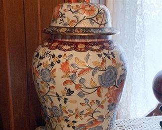 Lot #104 - $250 - Large Chinese Porcelain Covered Jar (24.75" H)