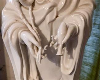 Lot #109 - detail view of statue