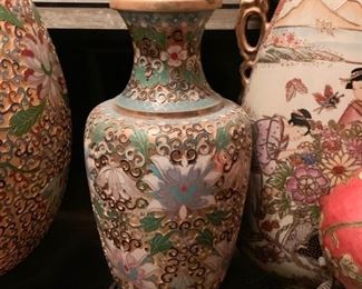 Lot #221 - $60 - Chinese Cloisonne Vase 