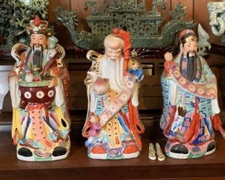 Asian Figurines / Figures (These items are NOT available online.  They must be purchased at the sale.)