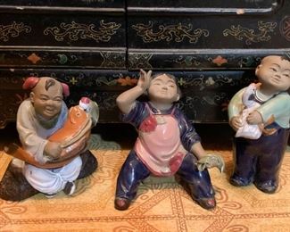 Asian Ceramic / Clay Figurines (These items are NOT available online.  They must be purchased at the sale.)