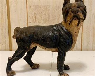 Cast Iron Boston Terrier Door Stop (NOT available online.  Must be purchased at the sale.)