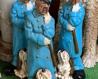 Molded Resin Police Officer Statues (NOT available online.  Must be purchased at the sale.)