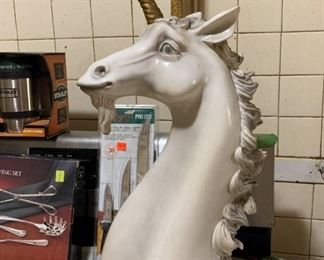 Resin Unicorn Statues (NOT available online.  Must be purchased at the sale.