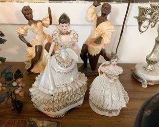 Porcelain Figurines (NOT available online.  Must be purchased at the sale.)