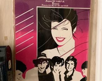 Vintage Duran Duran Poster (NOT available online.  Must be purchased at the sale.)