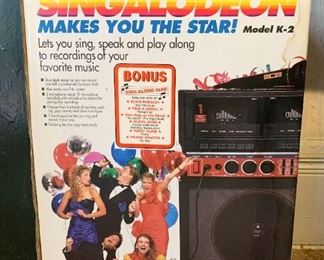 Singalodean Karaoke Machine (NOT available online.  Must be purchased at the sale.)