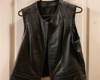 Leather Vest (NOT available online.  Must be purchased at the sale.)