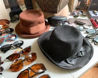 Vintage Women's Hats, Large Selection of Sunglasses (NOT available online.  Must be purchased at the sale.)