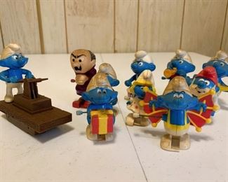 Vintage Toys - The Smurfs (NOT available online.  Must be purchased at the sale.)