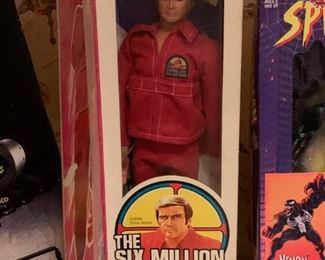 Lot #267 - $50 - Vintage Toys - The Six Million Dollar Man Doll with Original Box