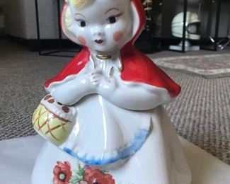 Hull Pottery Red Riding Hood cookie jar $50-