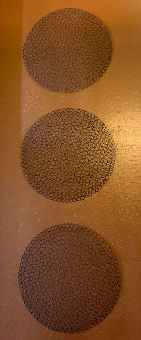 3pc Rustic Metal Wall Decor Circles	24in Diameter		PT119