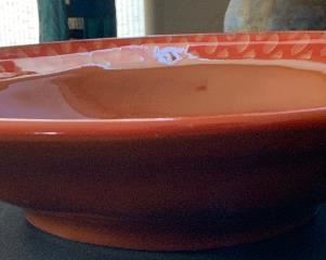 Noemi Ceramiche Italy Centerpiece Bowl 4in x 16.25in Diameter PT164