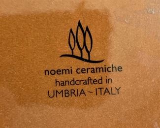 Noemi Ceramiche Italy Centerpiece Bowl	4in x 16.25in Diameter		PT164