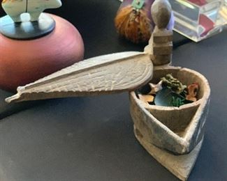 Rustic Wood Potpourri Decor 6inx8.5x4 HxWxD PT177