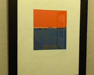 #2 Signed Abstract art Framed Print	33.5x27.5in	HxWxD	PT197