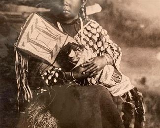 1886 Native American Girl Photo/Print			PT231